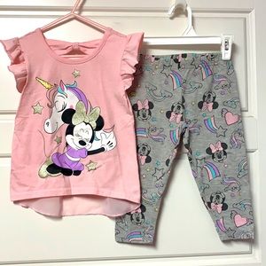 Minnie Mouse capri set - sz 6